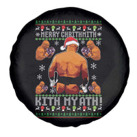 Merry Chrithmith Kith My Ath Funny Ugly Christmas Spare Tire Cover - Wonder Print Shop
