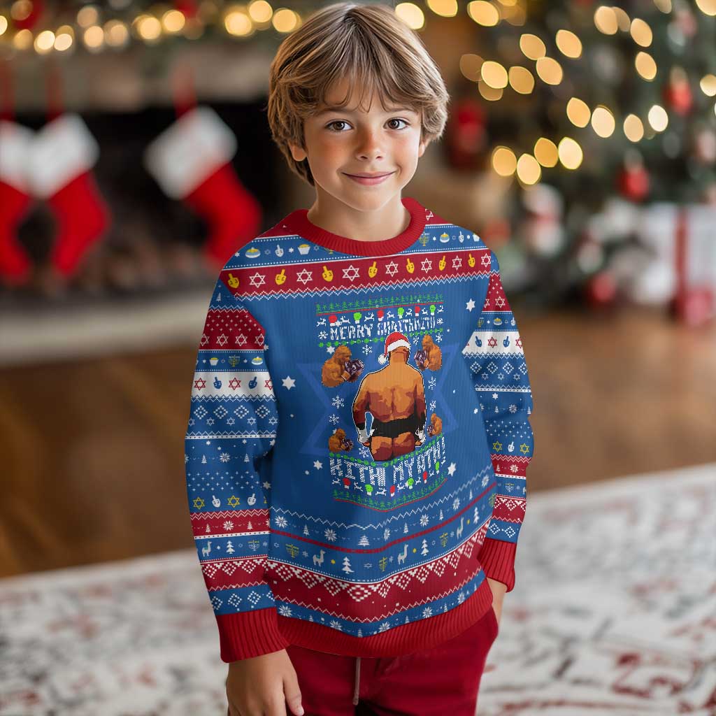 Merry Chrithmith Kith My Ath Funny Ugly Christmas Hanukkah Ugly Sweater - Wonder Print Shop