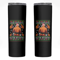 Merry Chrithmith Kith My Ath Funny Ugly Christmas Skinny Tumbler - Wonder Print Shop