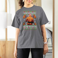 Merry Chrithmith Kith My Ath Funny Ugly Christmas T Shirt For Women - Wonder Print Shop