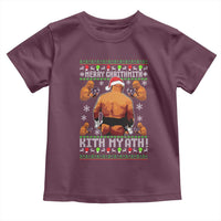 Merry Chrithmith Kith My Ath Funny Ugly Christmas Toddler T Shirt - Wonder Print Shop