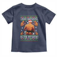 Merry Chrithmith Kith My Ath Funny Ugly Christmas Toddler T Shirt - Wonder Print Shop