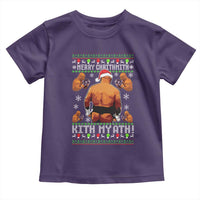 Merry Chrithmith Kith My Ath Funny Ugly Christmas Toddler T Shirt - Wonder Print Shop