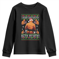 Merry Chrithmith Kith My Ath Funny Ugly Christmas Youth Sweatshirt - Wonder Print Shop