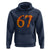 Fire Flame Number 67 Hoodie Funny Six Seven Gen Alpha Slang Meme Sports Team Jersey - Wonder Print Shop