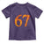 Fire Flame Number 67 Toddler T Shirt Funny Six Seven Gen Alpha Slang Meme Sports Team Jersey - Wonder Print Shop