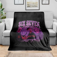 Funny Six Seven 6 7 Meme Throw Blanket The Mason 67 Kid  Bootleg Gen Alpha Slang - Wonder Print Shop