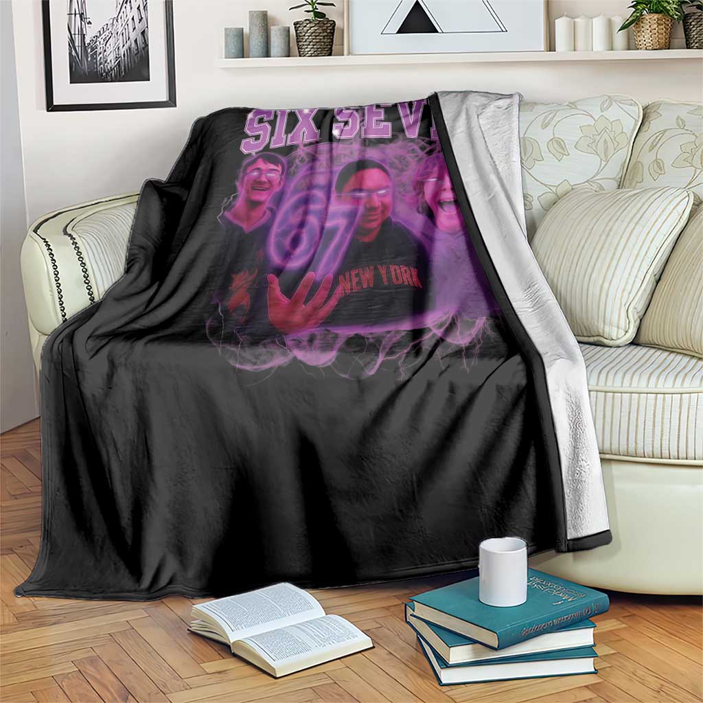 Funny Six Seven 6 7 Meme Throw Blanket The Mason 67 Kid  Bootleg Gen Alpha Slang - Wonder Print Shop