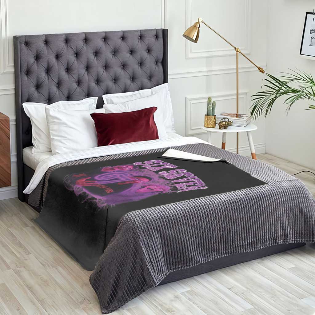 Funny Six Seven 6 7 Meme Throw Blanket The Mason 67 Kid  Bootleg Gen Alpha Slang - Wonder Print Shop