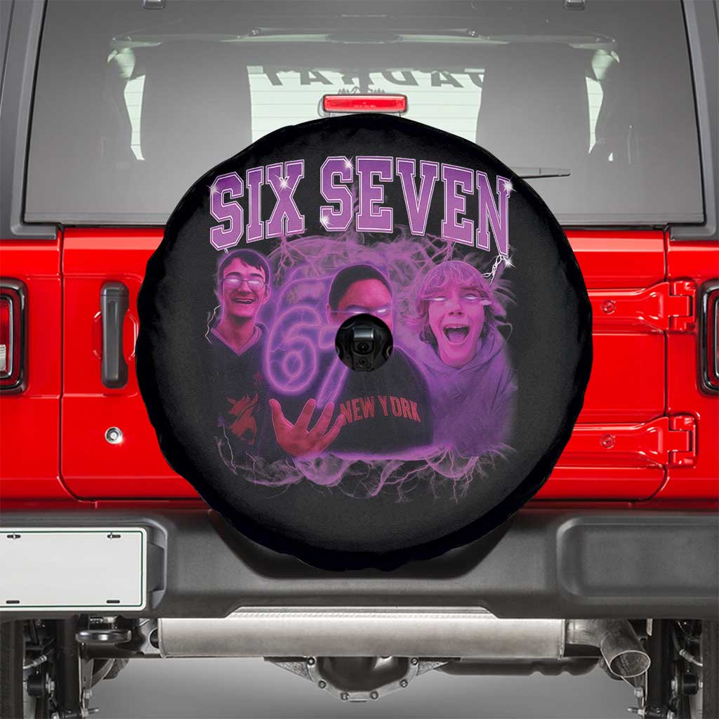 Funny Six Seven 6 7 Meme Spare Tire Cover The Mason 67 Kid  Bootleg Gen Alpha Slang - Wonder Print Shop