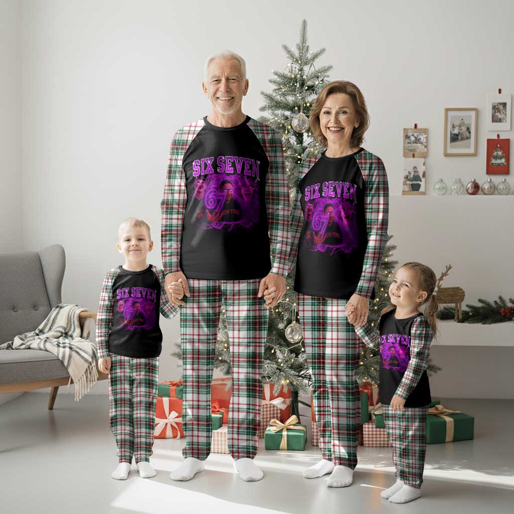 Funny Six Seven 6 7 Meme Plaid Pajama Set The Mason 67 Kid  Bootleg Gen Alpha Slang - Wonder Print Shop