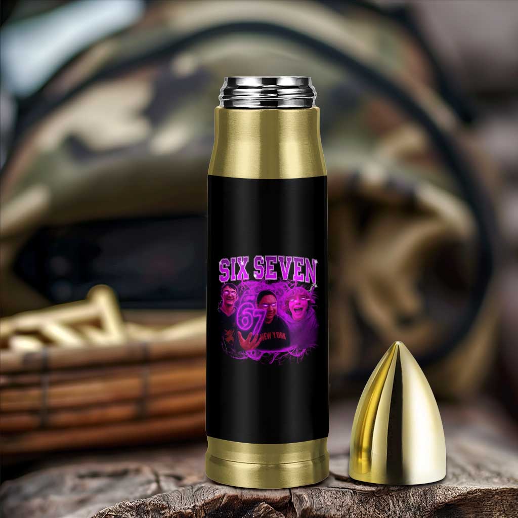 Funny Six Seven 6 7 Meme Bullet Tumbler The Mason 67 Kid  Bootleg Gen Alpha Slang - Wonder Print Shop