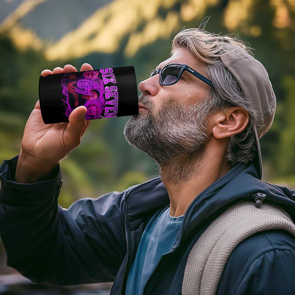 Funny Six Seven 6 7 Meme 4 in 1 Can Cooler Tumbler The Mason 67 Kid  Bootleg Gen Alpha Slang - Wonder Print Shop