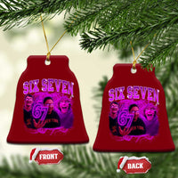 Funny Six Seven 6 7 Meme Ceramic Ornament The Mason 67 Kid  Bootleg Gen Alpha Slang - Wonder Print Shop
