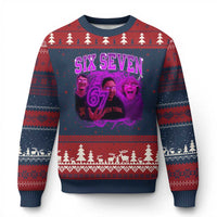 Funny Six Seven 6 7 Meme Ugly Christmas Sweater The Mason 67 Kid  Bootleg Gen Alpha Slang - Wonder Print Shop