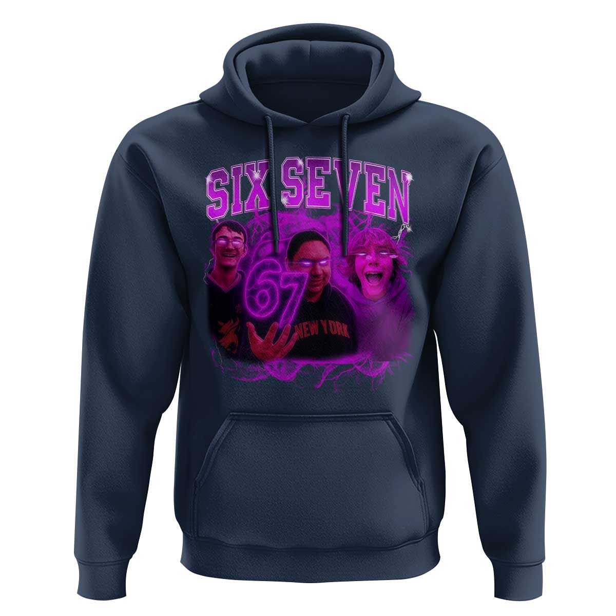 Funny Six Seven 6 7 Meme Hoodie The Mason 67 Kid  Bootleg Gen Alpha Slang - Wonder Print Shop