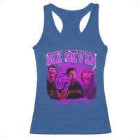 Funny Six Seven 6 7 Meme Racerback Tank Top The Mason 67 Kid  Bootleg Gen Alpha Slang - Wonder Print Shop