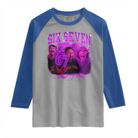 Funny Six Seven 6 7 Meme Raglan Shirt The Mason 67 Kid  Bootleg Gen Alpha Slang - Wonder Print Shop