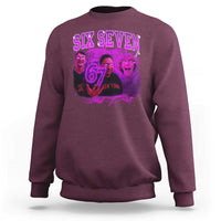 Funny Six Seven 6 7 Meme Sweatshirt The Mason 67 Kid  Bootleg Gen Alpha Slang - Wonder Print Shop