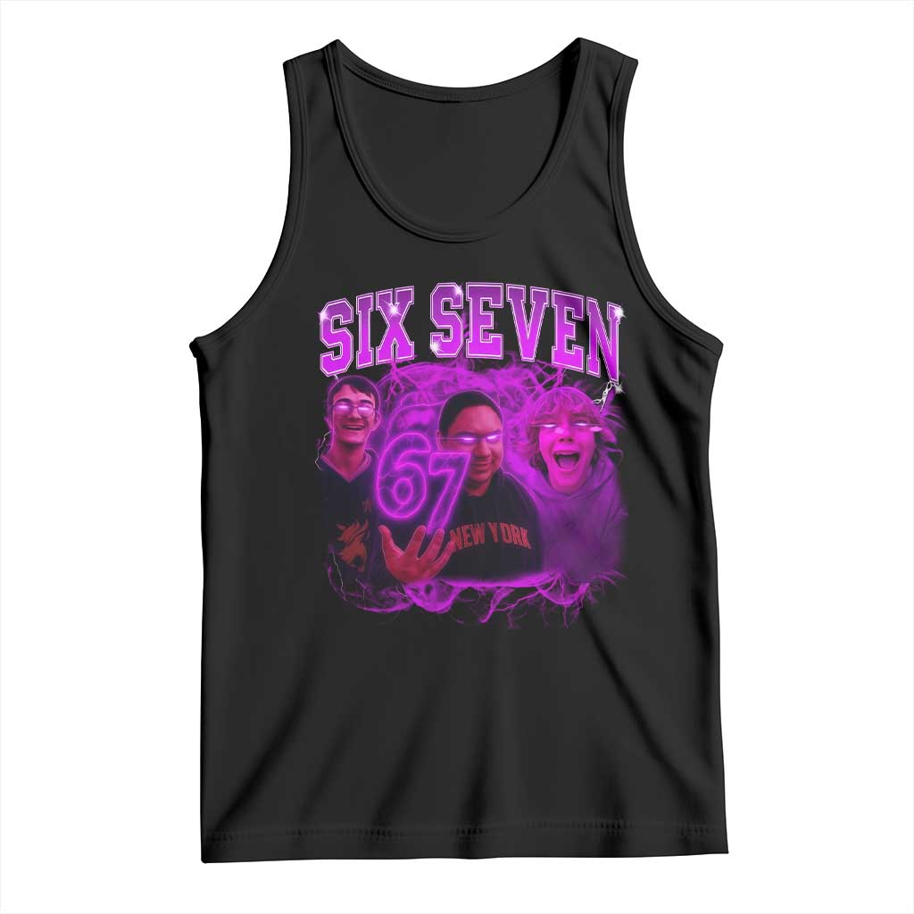 Funny Six Seven 6 7 Meme Tank Top The Mason 67 Kid  Bootleg Gen Alpha Slang - Wonder Print Shop