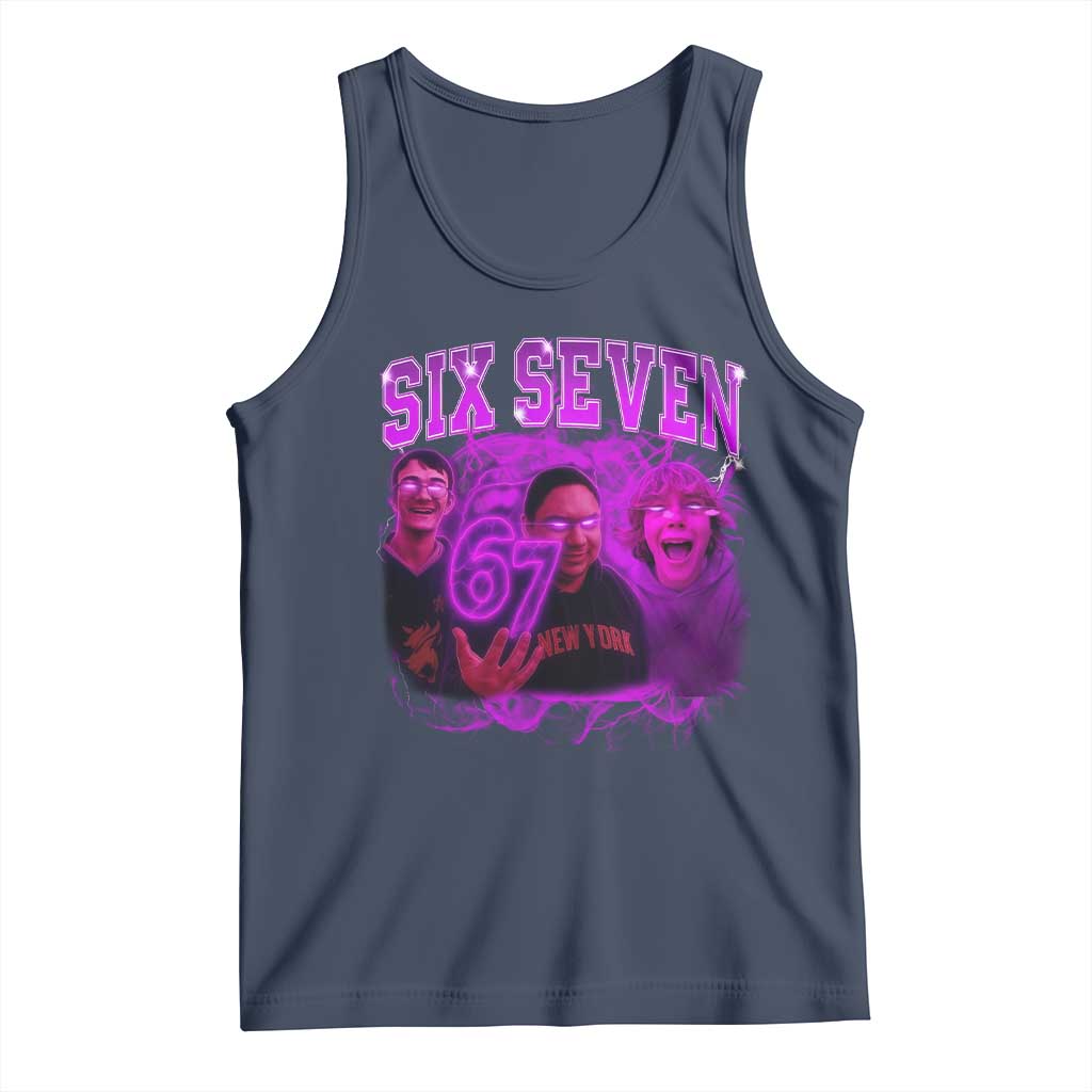 Funny Six Seven 6 7 Meme Tank Top The Mason 67 Kid  Bootleg Gen Alpha Slang - Wonder Print Shop