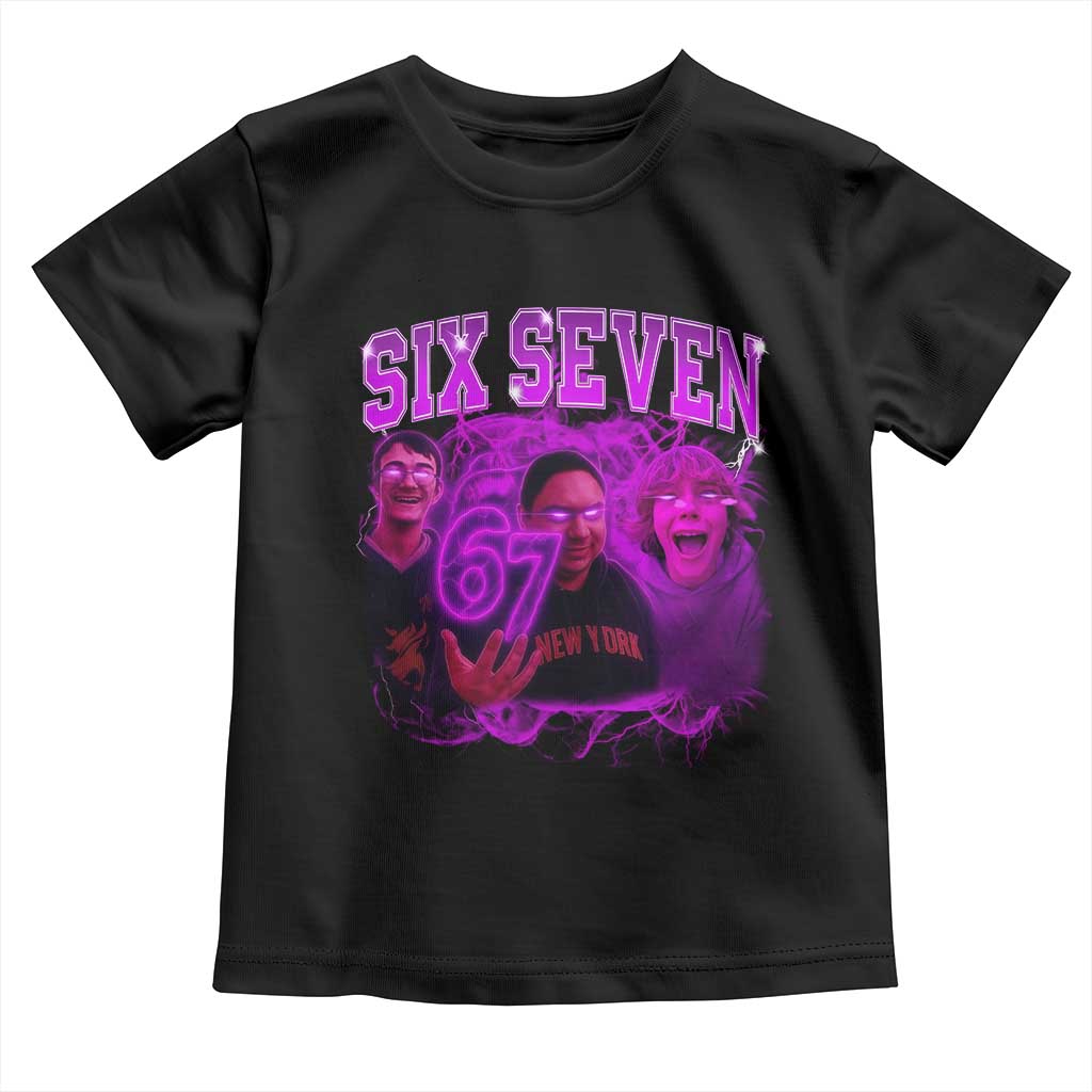 Funny Six Seven 6 7 Meme Toddler T Shirt The Mason 67 Kid  Bootleg Gen Alpha Slang - Wonder Print Shop