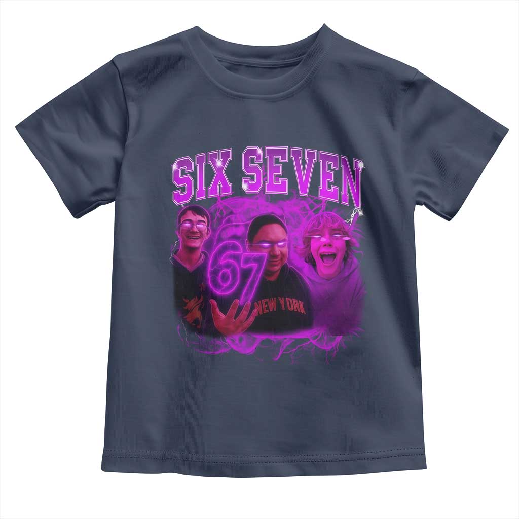 Funny Six Seven 6 7 Meme Toddler T Shirt The Mason 67 Kid  Bootleg Gen Alpha Slang - Wonder Print Shop