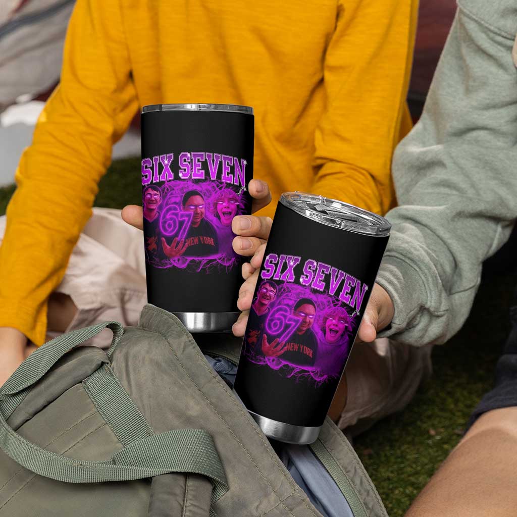 Funny Six Seven 6 7 Meme Tumbler Cup The Mason 67 Kid  Bootleg Gen Alpha Slang - Wonder Print Shop