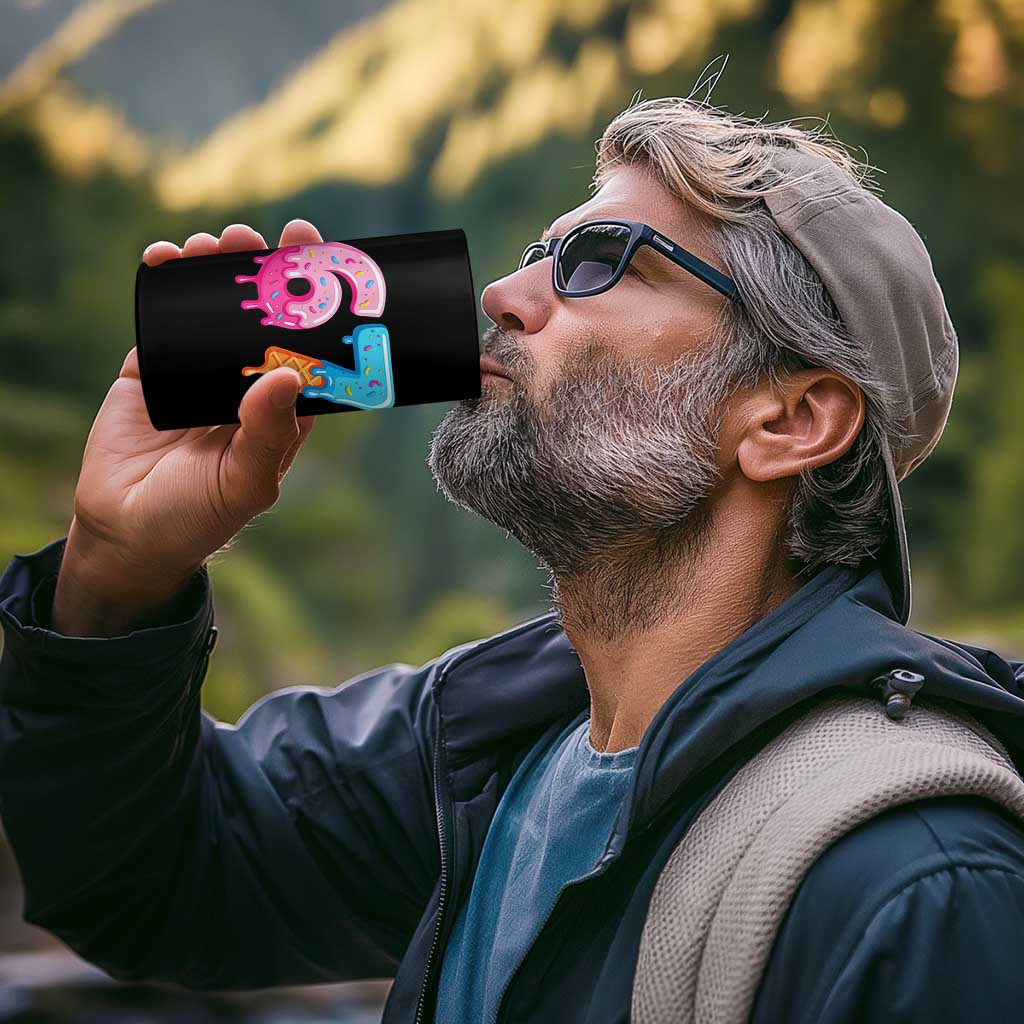 67 Ice Cream Drip Meme 4 in 1 Can Cooler Tumbler Funny Six Seven Gen Alpha Slang - Wonder Print Shop