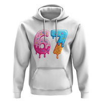 67 Ice Cream Drip Meme Hoodie Funny Six Seven Gen Alpha Slang - Wonder Print Shop