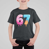 67 Ice Cream Drip Meme T Shirt For Kid Funny Six Seven Gen Alpha Slang - Wonder Print Shop