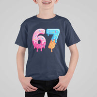 67 Ice Cream Drip Meme T Shirt For Kid Funny Six Seven Gen Alpha Slang - Wonder Print Shop