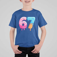 67 Ice Cream Drip Meme T Shirt For Kid Funny Six Seven Gen Alpha Slang - Wonder Print Shop