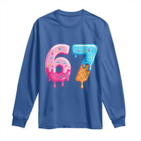 67 Ice Cream Drip Meme Long Sleeve Shirt Funny Six Seven Gen Alpha Slang - Wonder Print Shop