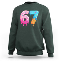 67 Ice Cream Drip Meme Sweatshirt Funny Six Seven Gen Alpha Slang - Wonder Print Shop