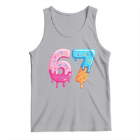 67 Ice Cream Drip Meme Tank Top Funny Six Seven Gen Alpha Slang - Wonder Print Shop