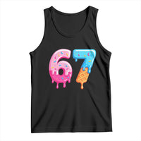 67 Ice Cream Drip Meme Tank Top Funny Six Seven Gen Alpha Slang - Wonder Print Shop