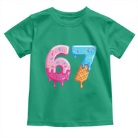 67 Ice Cream Drip Meme Toddler T Shirt Funny Six Seven Gen Alpha Slang - Wonder Print Shop
