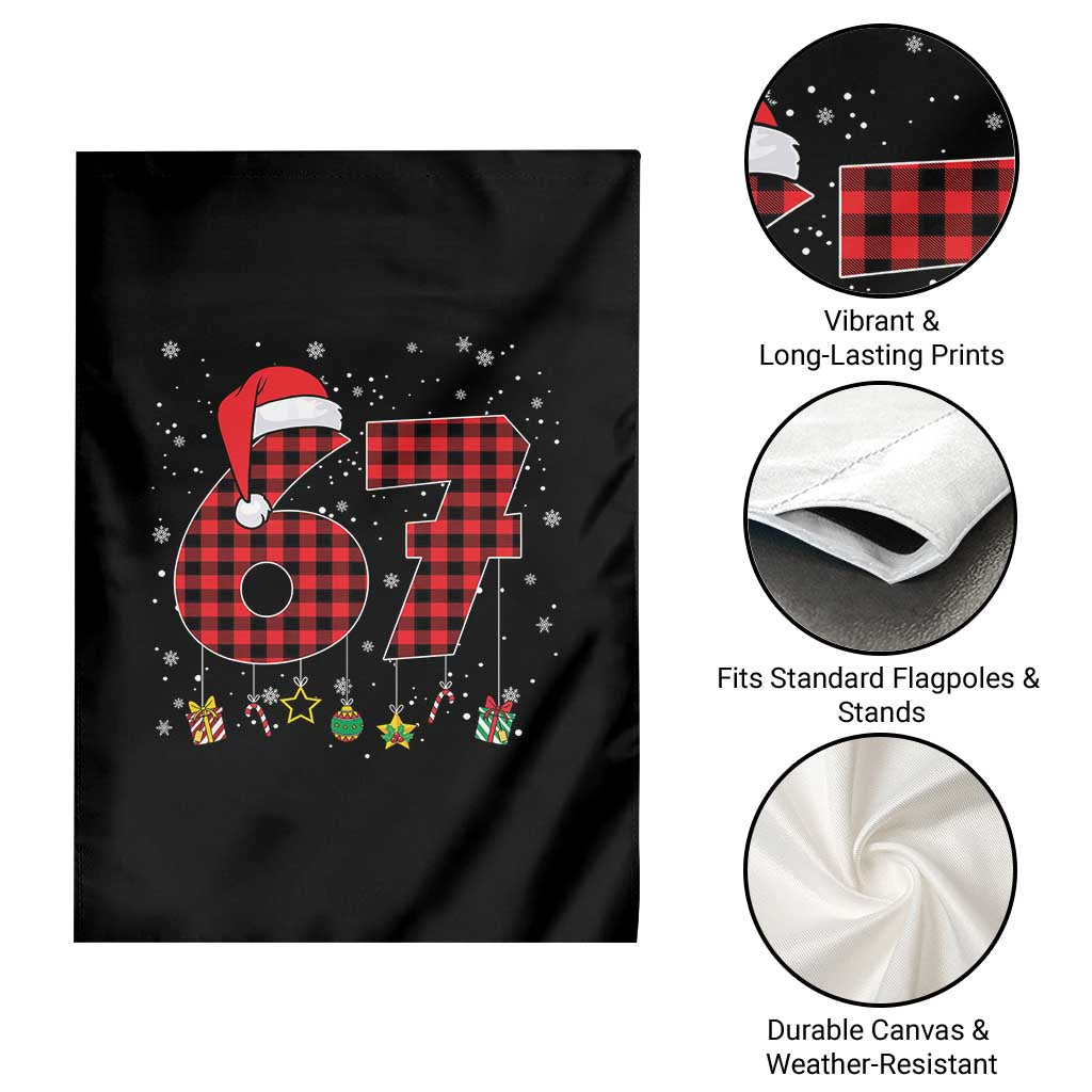 67 Christmas Garden Flag Funny Six Seven 6 7 Meme Gen Alpha Slang - Wonder Print Shop