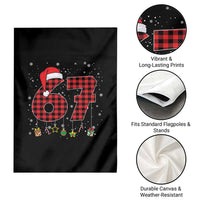 67 Christmas Garden Flag Funny Six Seven 6 7 Meme Gen Alpha Slang - Wonder Print Shop