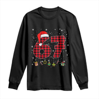 67 Christmas Long Sleeve Shirt Funny Six Seven 6 7 Meme Gen Alpha Slang - Wonder Print Shop