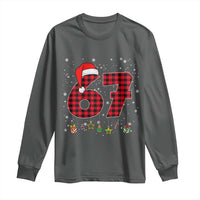 67 Christmas Long Sleeve Shirt Funny Six Seven 6 7 Meme Gen Alpha Slang - Wonder Print Shop
