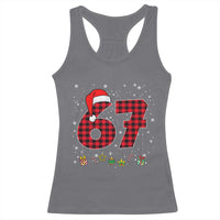 67 Christmas Racerback Tank Top Funny Six Seven 6 7 Meme Gen Alpha Slang - Wonder Print Shop