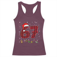 67 Christmas Racerback Tank Top Funny Six Seven 6 7 Meme Gen Alpha Slang - Wonder Print Shop