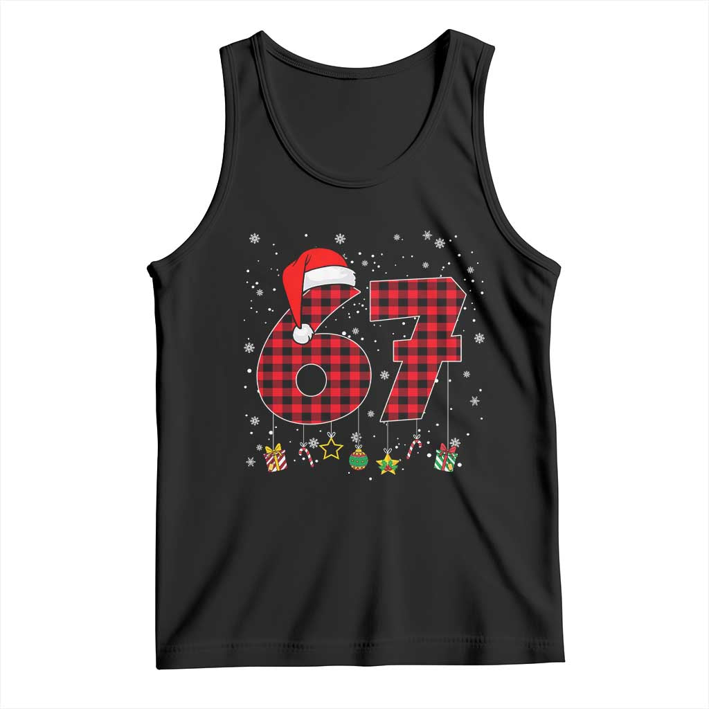 67 Christmas Tank Top Funny Six Seven 6 7 Meme Gen Alpha Slang - Wonder Print Shop
