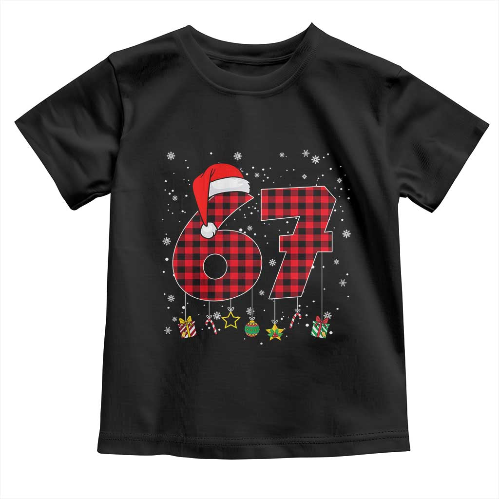 67 Christmas Toddler T Shirt Funny Six Seven 6 7 Meme Gen Alpha Slang - Wonder Print Shop