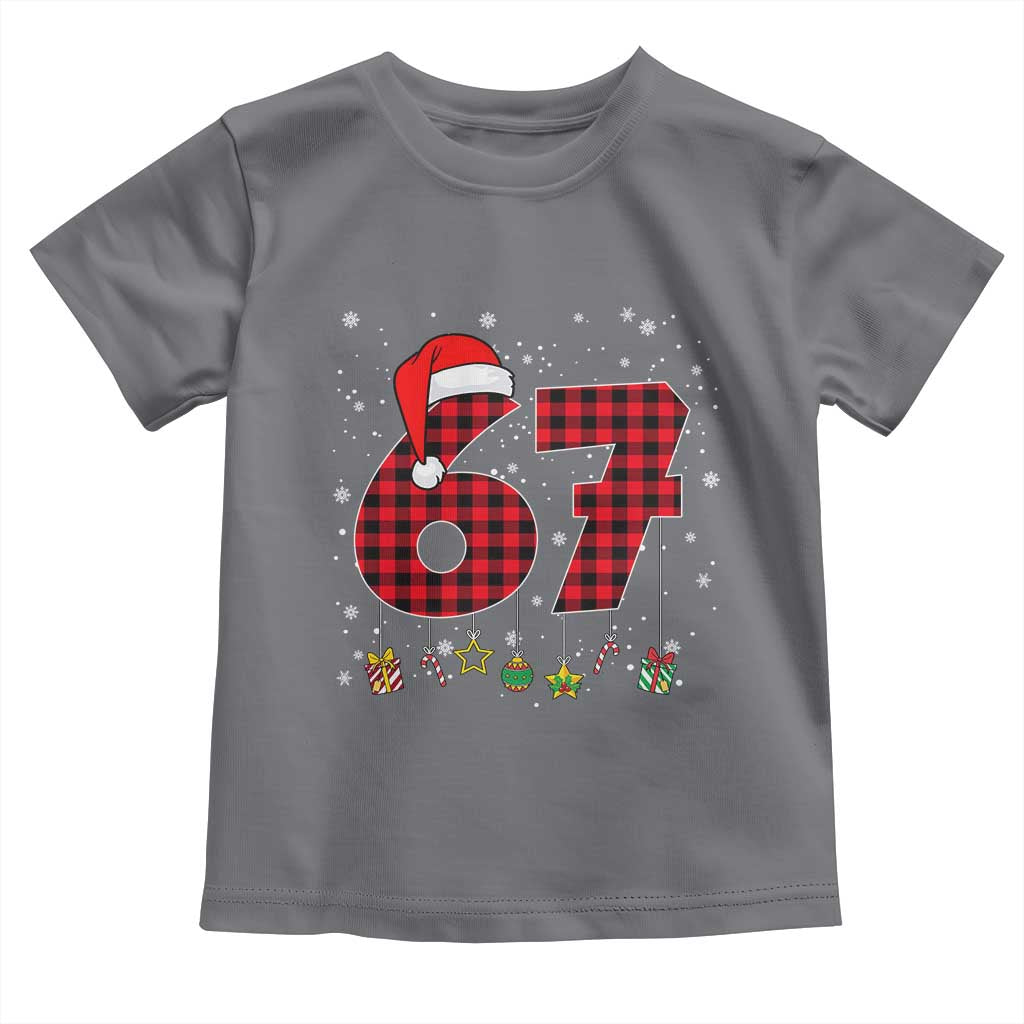 67 Christmas Toddler T Shirt Funny Six Seven 6 7 Meme Gen Alpha Slang - Wonder Print Shop