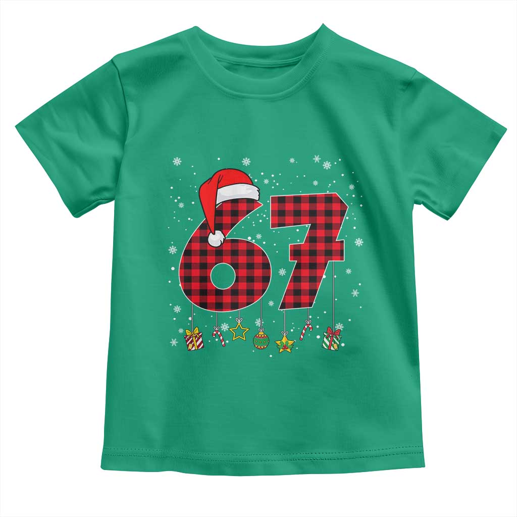 67 Christmas Toddler T Shirt Funny Six Seven 6 7 Meme Gen Alpha Slang - Wonder Print Shop