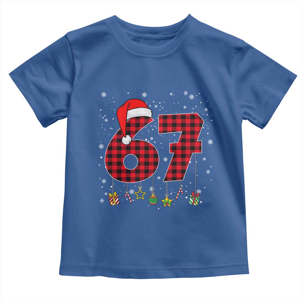 67 Christmas Toddler T Shirt Funny Six Seven 6 7 Meme Gen Alpha Slang - Wonder Print Shop