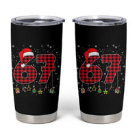 67 Christmas Tumbler Cup Funny Six Seven 6 7 Meme Gen Alpha Slang - Wonder Print Shop